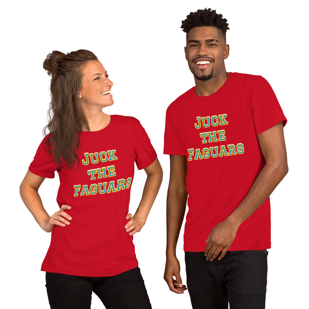 Juck the Faguars NFL Meme Shirt (Jacksonville Jaguars Mock Rivalry) Unisex t-shirt